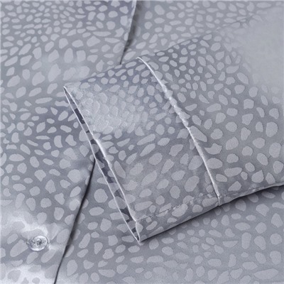 Пижама женская (рубашка, брюки) KAFTAN «Леопард», голубая, размер 48-50