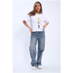 Футболка женская Modellance с принтом 32076