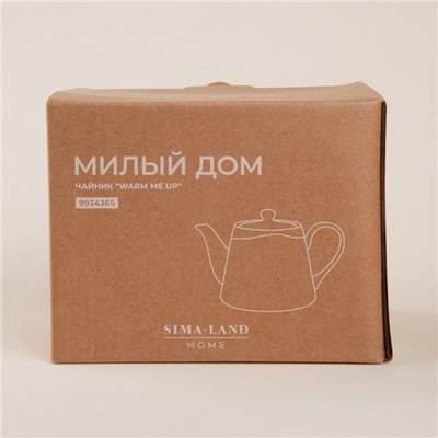 УЦЕНКА Чайник заварочный «Милый дом», 900 мл, 21×13.8×13.5 см