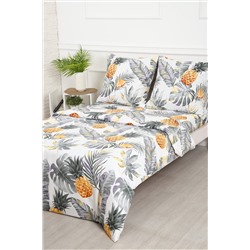 КПБ С листьями ананасы полисатин, наволочки 70х70см НАТАЛИ, 1099748