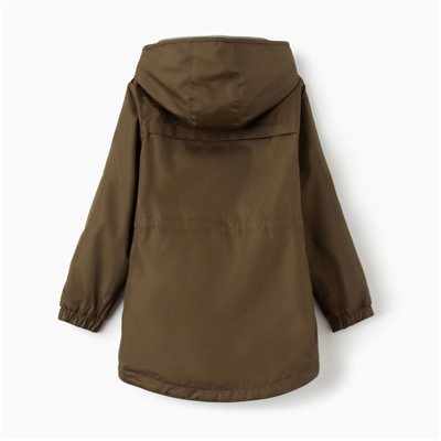 Ветровка для мальчика, рост 110 см, цвет хаки