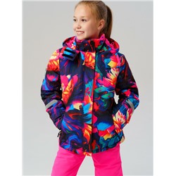 Куртка текстильная с полиуретановым покрытием для девочек