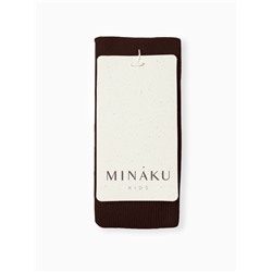 Колготки детские с лямками MINAKU, рост 62-68 см, коричневые