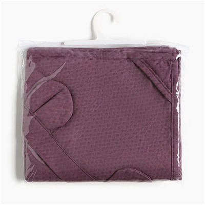 Уголок детский вафельный «Экономь и Я», 90×90 см, хлопок 100%, лавандовый