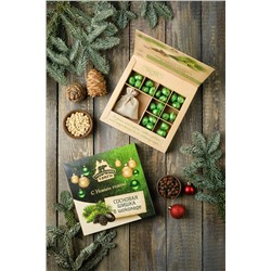 Сосновая шишка в шоколаде с Новым годом / коробка / 120 гр / ТМ Территория Тайги