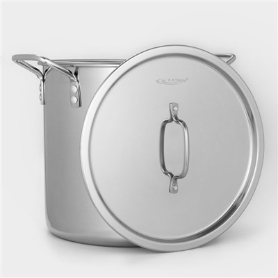 Кастрюля Катунь «Общепит», 17 л, d=30 см, нержавеющая сталь