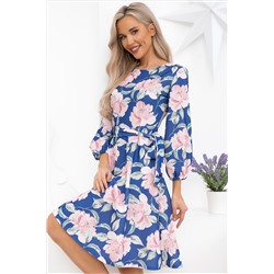 Платье Изабелла (сине-розовое) П13790-45М