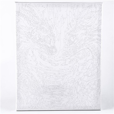 Картина по номерам на холсте с подрамником «Любовь драконов», 40×50 см