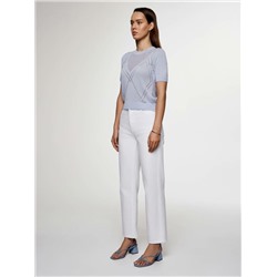 Классические CONTE CON-613 Классические белые джинсы прямого кроя