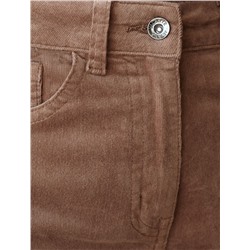 Брюки из эластичного микро-вельвета