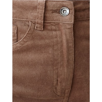 Брюки из эластичного микро-вельвета