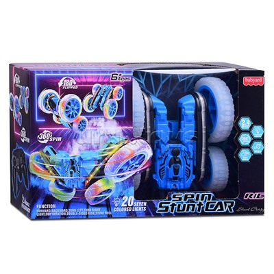 Машина "Spin stunt car" р/у, 27 MHz, в коробке