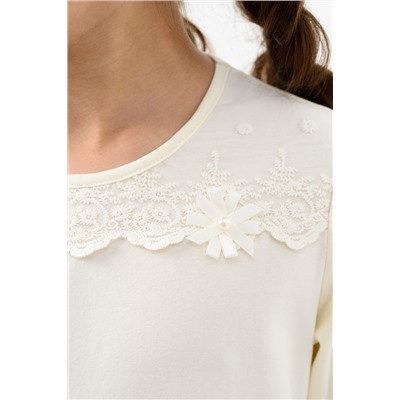 Мимоза блузка длинный рукав