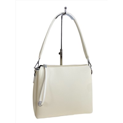 Женская сумка из искусственной кожи, цвет белый