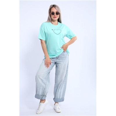 Футболка женская ФЖ0062А (Ментоловый)