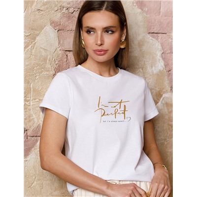 VILATTE Футболка D49.092