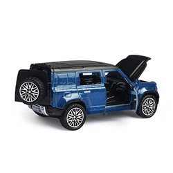 Машина метал. инерционная, М1:36, 4 открыв. двери "Парк Техники" джип синий