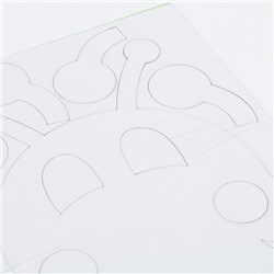 Ростомер детский TAKE IT EASY «Гусеница», наклейка интерьерная, декор на стену, панно, 220×36 см