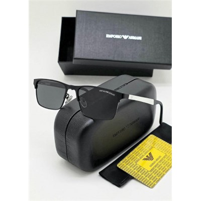 Набор мужские солнцезащитные очки, коробка, чехол + салфетки #22892497