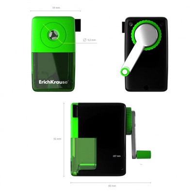 Точилка механическая с контейнером 6798 ассорти ErichKrause