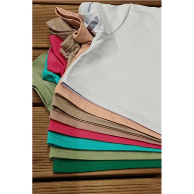 83908 укороченная футболка женская (Фуксия)