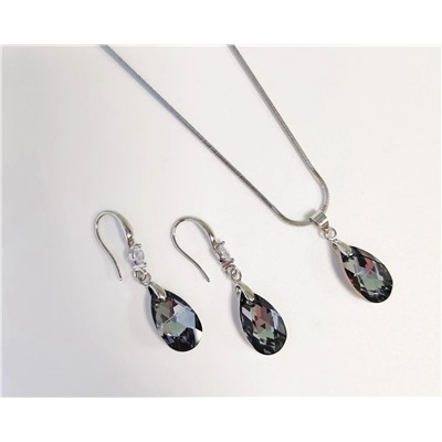 Комплект с кристаллами Swarovski