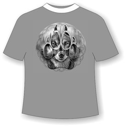 Футболка Волки с совой 856