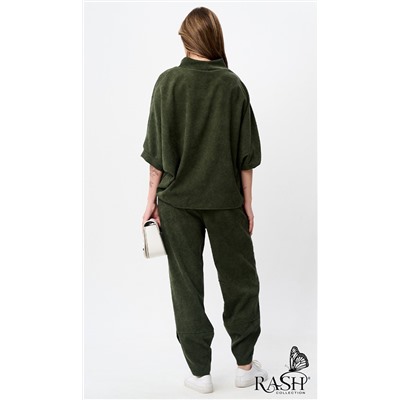 Костюм "Boho" микровельвет еловый