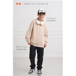 Детский свитшот оверсайз из футера трехнитки Happyfox