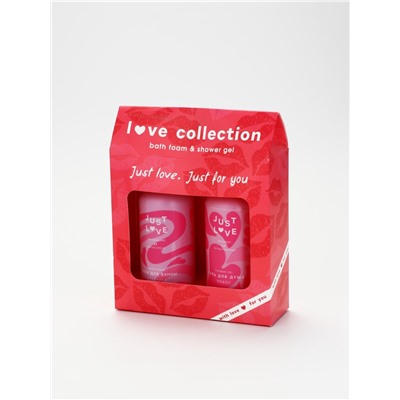 УЦЕНКА Набор Love collection, гель для душа, 300 мл и пена для ванны,300 мл