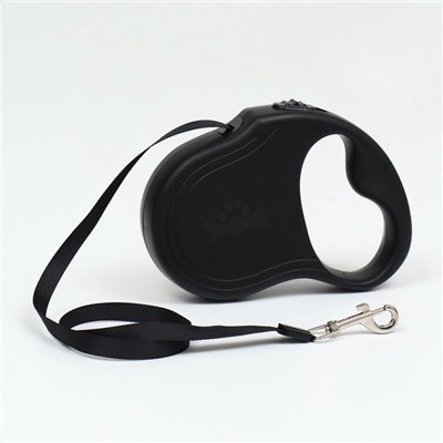 Рулетка «Следы», 5 м, до 15 кг, чёрная