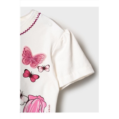Джемпер детский трикотажный для девочек (футболка) PLAYTODAY, 1240047