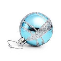 Набор шаров "Льдинка" (6см) в коробке