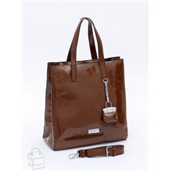 Сумка женская кожаная 91147SP brown Velina Fabbaino-Safenta в Новосибирске
