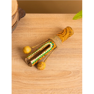 Сувенирный музыкальный инструмент «Тек тек», 20×10×4 см, бамбук