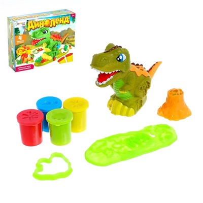 УЦЕНКА Набор для игры с пластилином «ДиноЛенд»