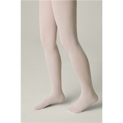 CONTE Колготки с ажурным геометрическим рисунком JULIA CONTE ELEGANT, 1234308