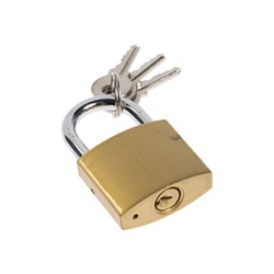 УЦЕНКА Замок навесной тип 14, 36х60 мм, 3 ключа