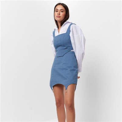 Юбка женская джинсовая MIST: Denim р.44, синий