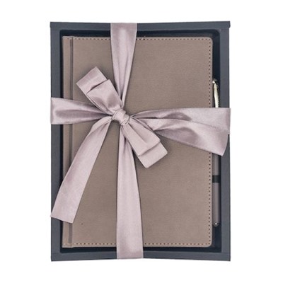 Подарочный набор Ежедневник недатированный А5+ 272 стр. "LEADER" (СЕРЫЙ)+ ручка 3-129/08-2 Bruno Visconti