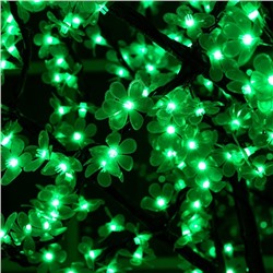 Светодиодное дерево «Баугиния» 2 м, 864 LED, постоянное свечение, 220 В, свечение зелёное
