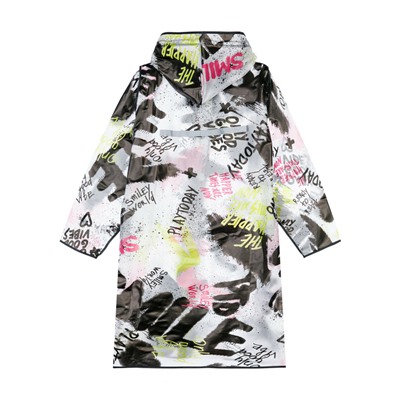 Плащ из полимерного материала для женщин (дождевик)