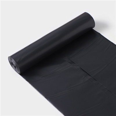 Мешки для мусора Доляна Extra Strong, 120 л, 70×110 см, 80 мкм, ПВД, 10 шт. в рулоне, чёрные
