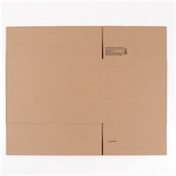 Коробка складная, бурая, для упаковки, хранения и переезда, 60×40×40 см