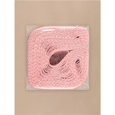 Кружево гипюровое, 40 мм, 11±1 м, нежно-розовое