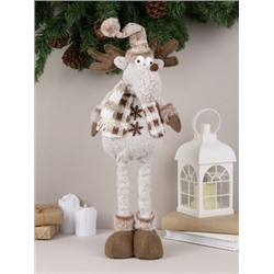 Новогоднее украшение Олень на телескопических ножках 47/59 см / NA107 /уп 60/