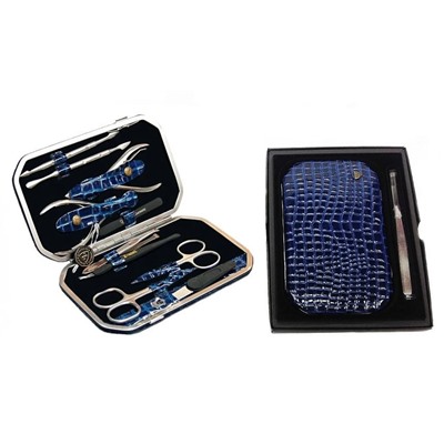 Zinger Маникюрный набор + подарок / MSFE-804-3 SM, 10 предметов, в ассортименте 2311