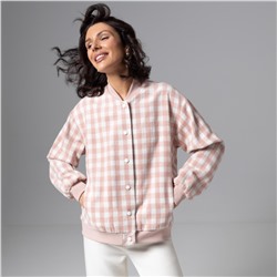 Бомбер на подкладе, Движение вперед (розовый)