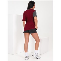 Фитноплюс - футболка бордовый