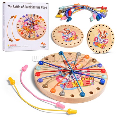 Игра развивающая "Развяжи шнурок"